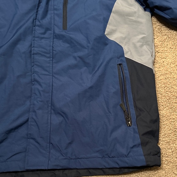 Outdoor Life Mens Full Zip Up Hooded Performance Jacket Blue Gray Size M - Picture 4 of 8